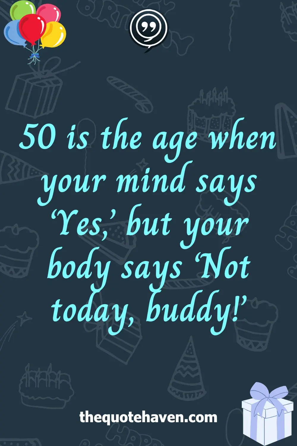 Funny and Touching 50th Birthday Quotes  .