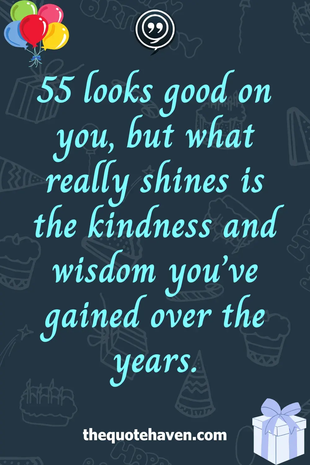  Funny and Touching 55th Birthday Quotes  .