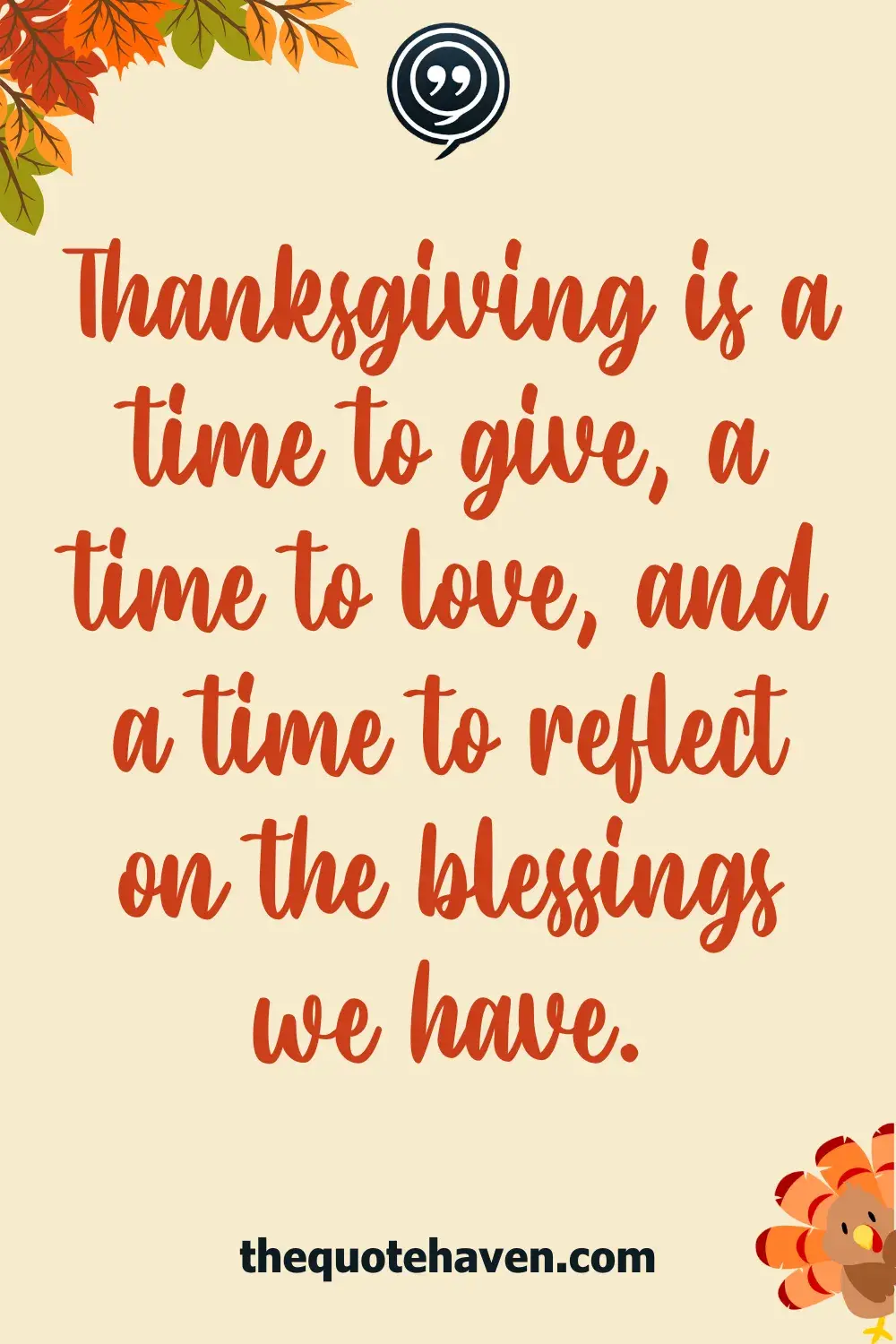 Thanksgiving is a time to give, a time to love, and a time to reflect on the blessings we have.