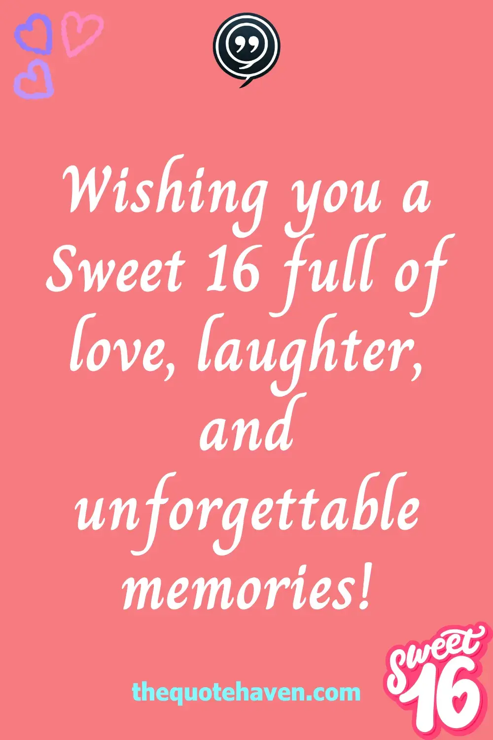   Sweet 16th Birthday Wishes 