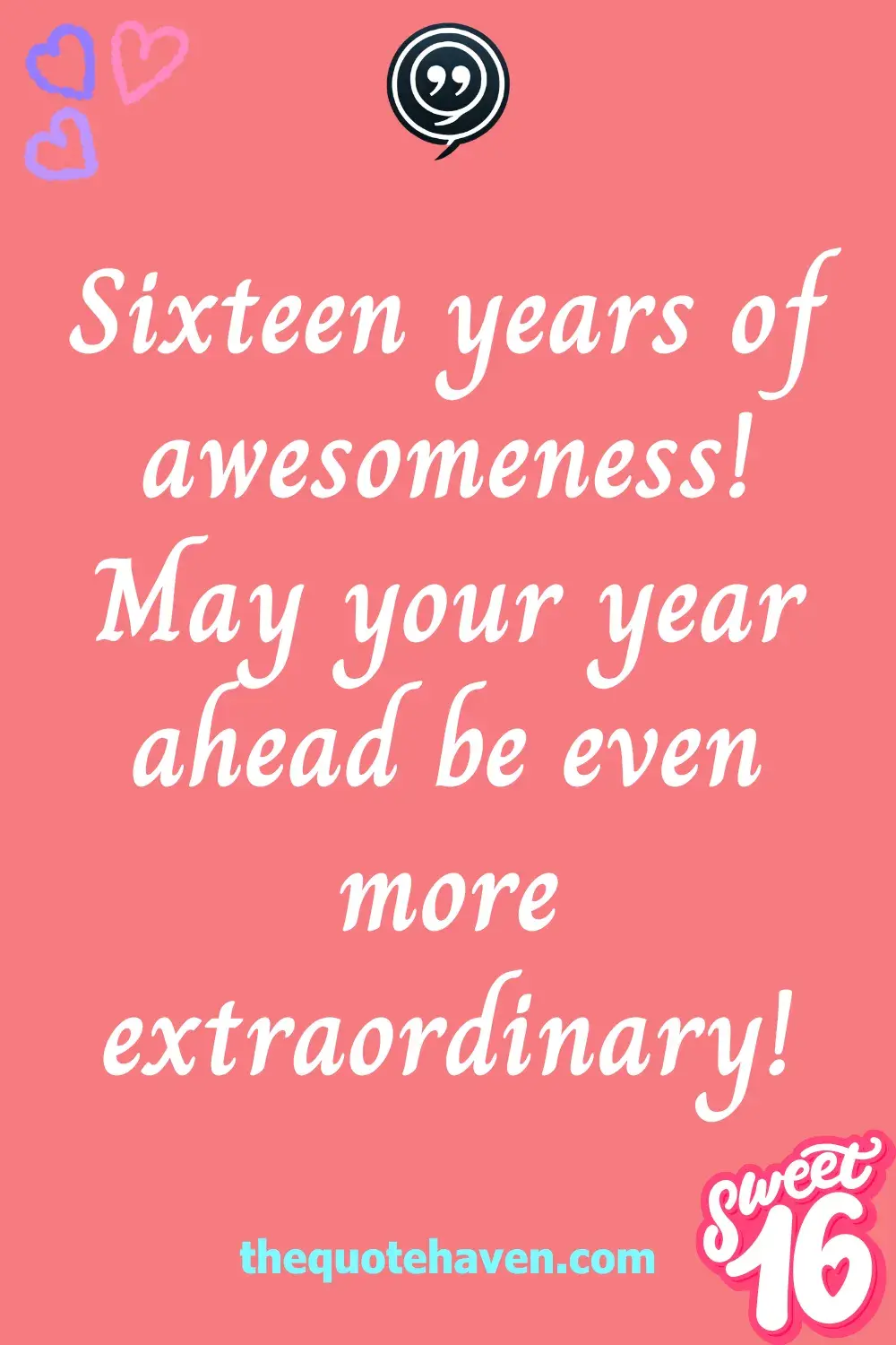   Sweet 16th Birthday Wishes .