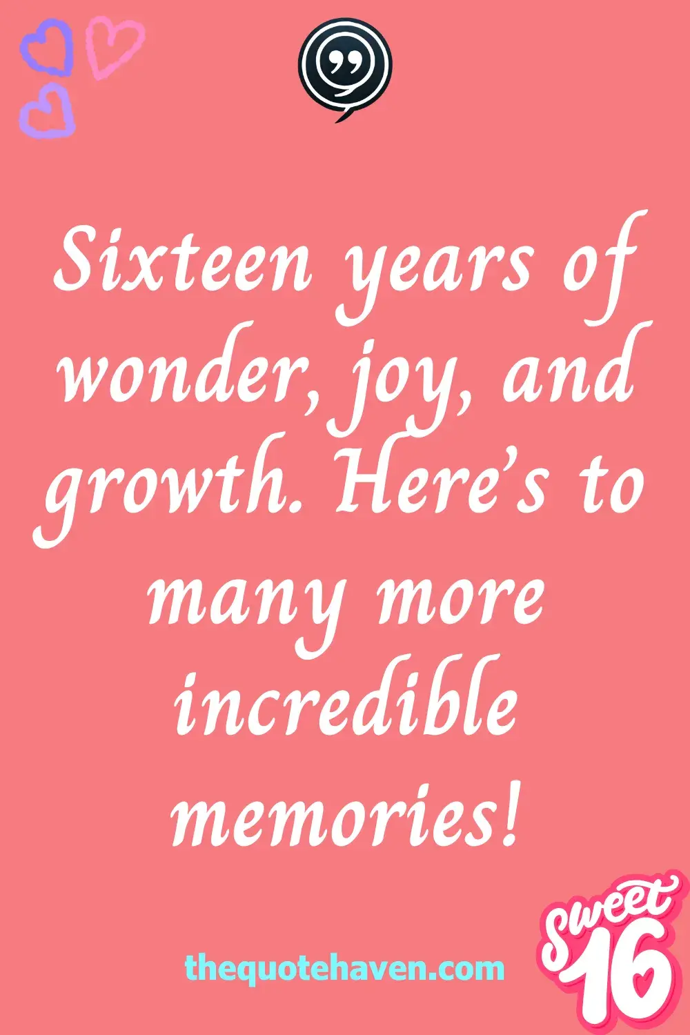   Sweet 16th Birthday Wishes .